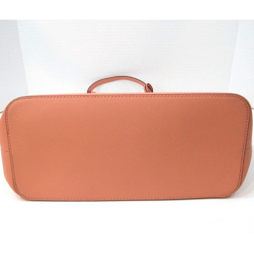Michael Kors Medium Jet Set‎ Saffiano Leather Top-Zip Multifunction Tote Handbag